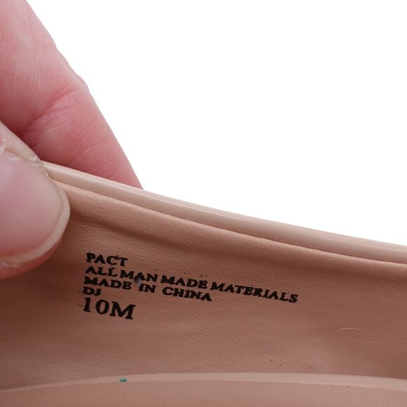 NWOB Charles By Charles David Pact Pump Heel Sz 10M Nude Tan Pointed Toe Slip On - Picture 9 of 15